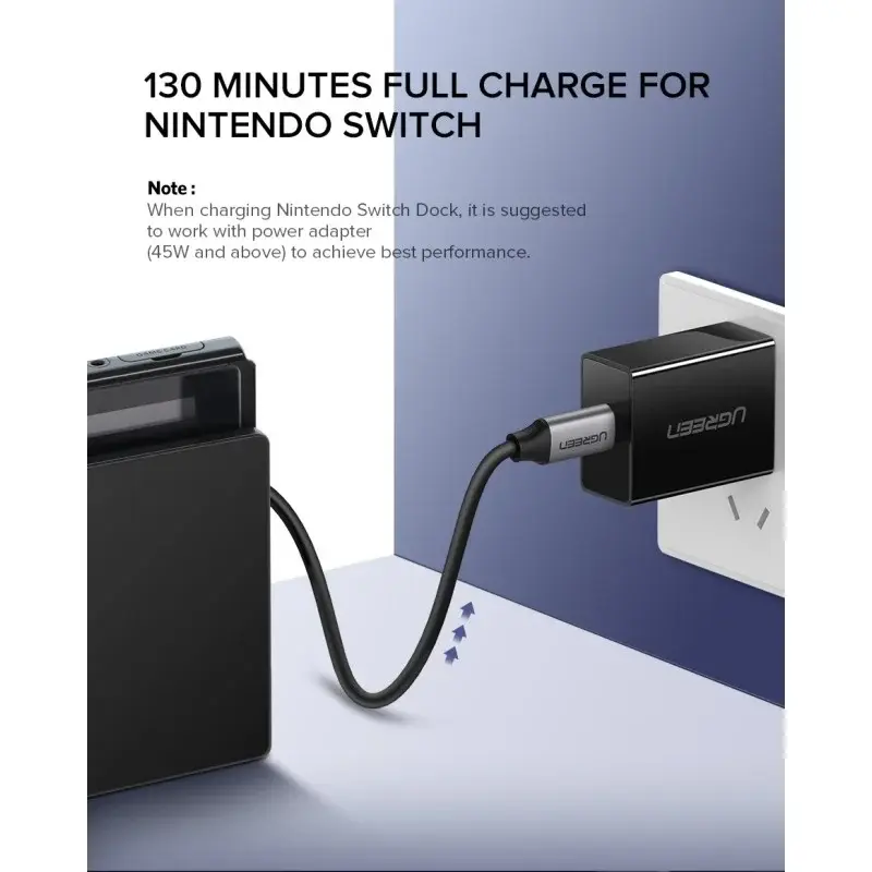 UGREEN US161 - USB-C 3.2 Gen1 Male-to-Male Cable – 1.5M, 100W, 4K@60Hz 2.webp