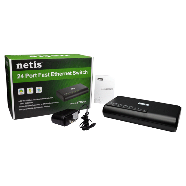 Netis 24 Port Fast Ethernet Switch ST3124P2.gif