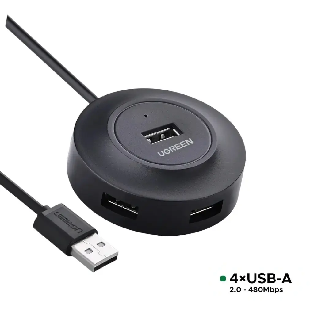 UGREEN CR106 20277 -  4 Port USB to USB 2.0 1 Meter HUB 