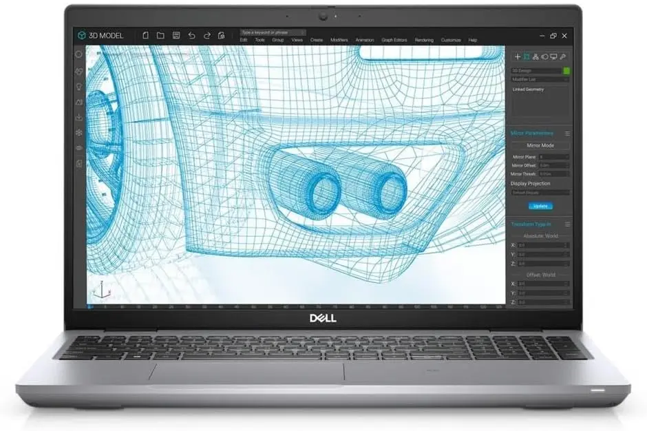Dell Precision 3561 Laptop – Core i7 11th Gen, 16GB RAM, 512GB SSD, NVIDIA T1200 4GB dedicated graphics, 15.6″