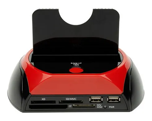 SATA HDD Docking Station Combo w/ Card Reader/Write + Hub