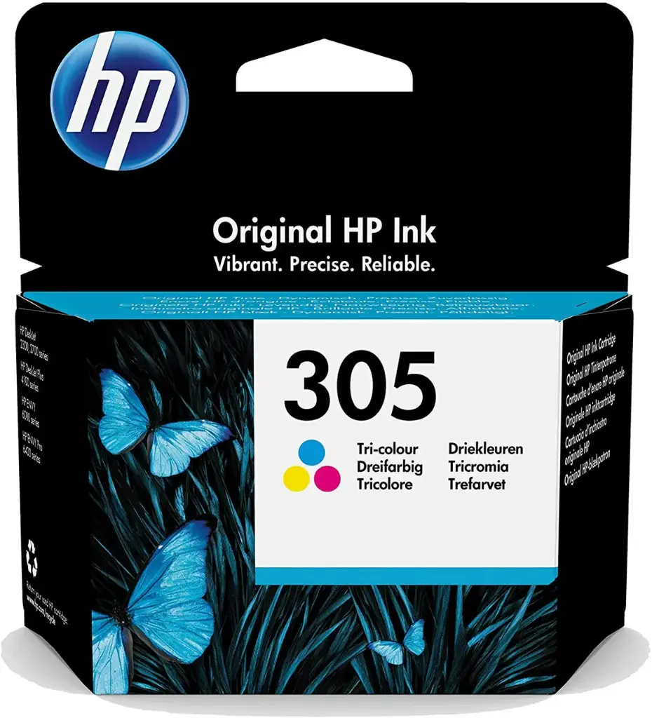 HP 305 Tri-Colour Ink Cartridge