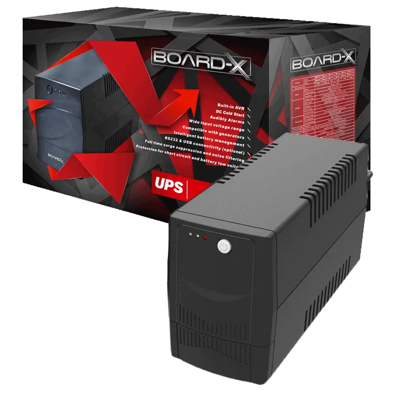 BOARD-X BX-U1500 UPS – 1500VA/600W