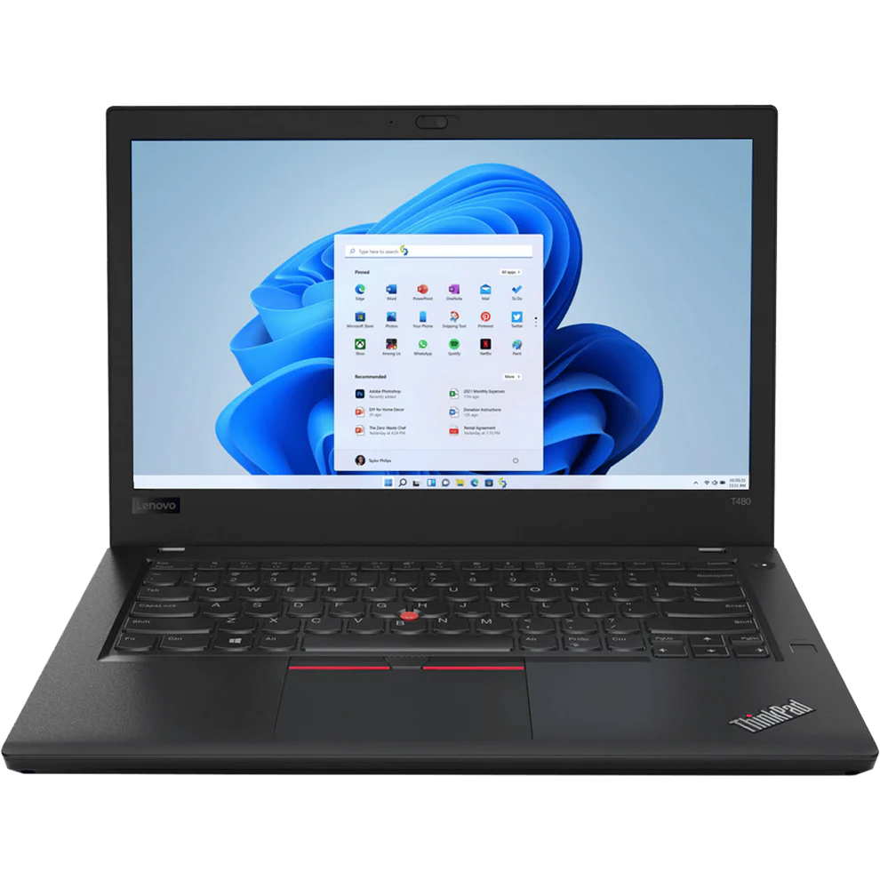 Lenovo ThinkPad T480 – Core i5 (8th Gen), 16GB RAM, 256GB SSD NVMe, 14" FHD