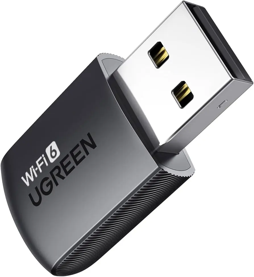 UGREEN AX900 USB Dual Band Wi-Fi 6 Adapter – 600Mbps 5GHz / 286Mbps 2.4GHz, USB-A