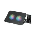 Fantech NC14 Laptop Cooling Pad – RGB, 5-Level Adjustable, Dual USB, Phone Holder
