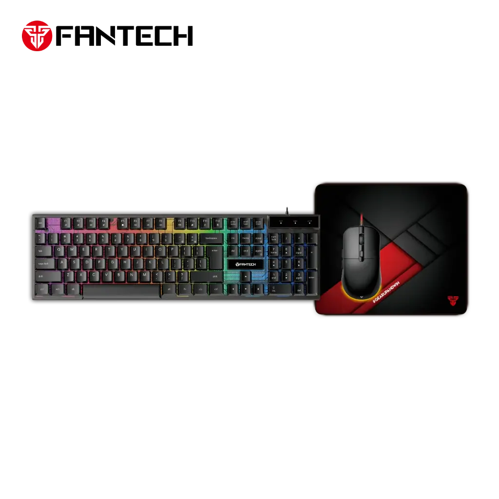 Fantech P31 Gaming Combo – 3-in-1 Keyboard + Mouse + Mousepad with RGB Lighting