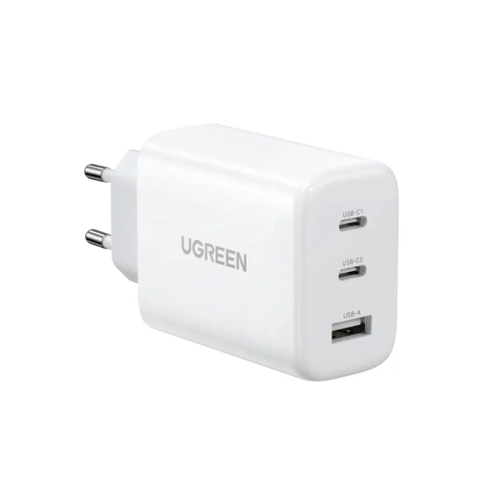UGREEN CD275 - 65W Triple-Port Fast Charger (2× USB-C + 1× USB-A)