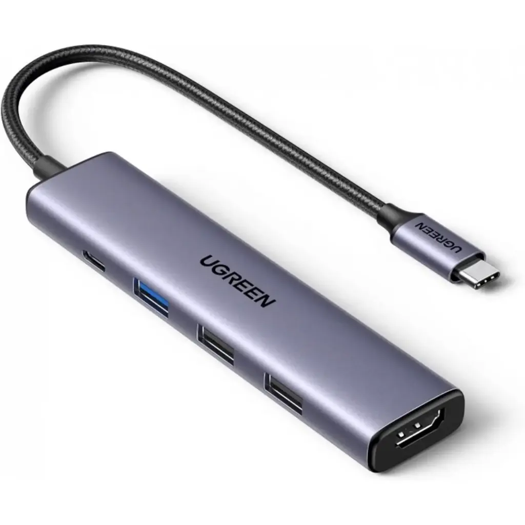 UGREEN CM478 Revodok 5-in-1 USB-C Hub with Power Delivery (100W)