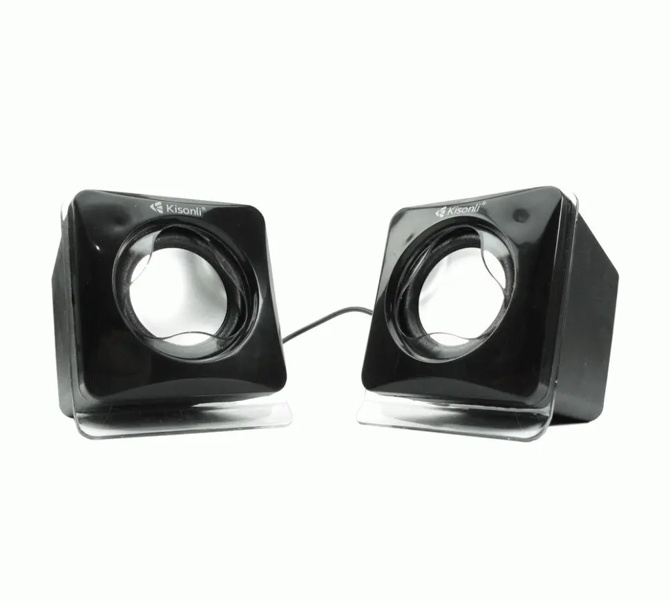Kisonli V410 USB 2.0 Desktop Speakers – 2.0 Channel