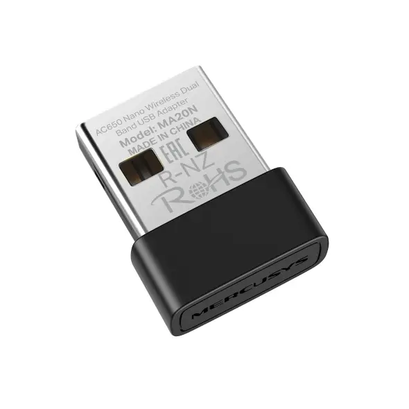 Mercusys MA20N - AC650 Nano Wireless Dual Band USB Adapter