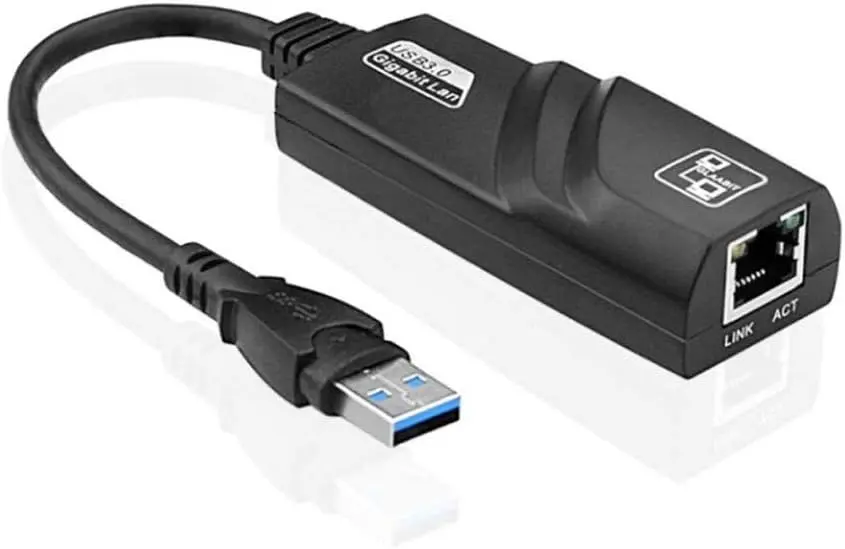 Ethernet Adapter USB 3.0 to 10/100/1000 Network RJ45 Lan Wired Adapter