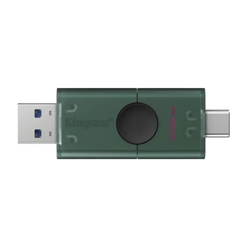 Kingston DataTraveler Duo USB Flash Drive With dual USB-A/C moving cap design