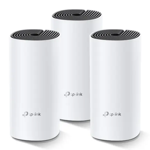 [Deco M4 (3-Pack)] TP-Link Deco M4 AC1200 Whole Home Mesh Wi-Fi System (3-Pack)