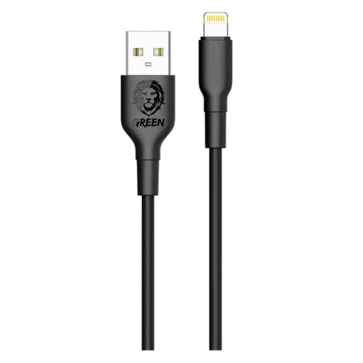 Green Lion USB-A to Lightning Braided Cable –1m 12W