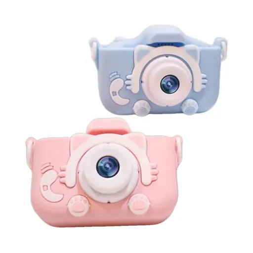 Kids Digital Camera – 48MP, 1080p HD, Dual Lens, 64GB Memory Card + Card Reader, Games & Music – Perfect Gift for Boys & Girls (Ages 3+)