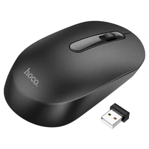 Hoco GM14 Platinum, wireless mouse, 2.4G connection, 1200 DPI, 3D button