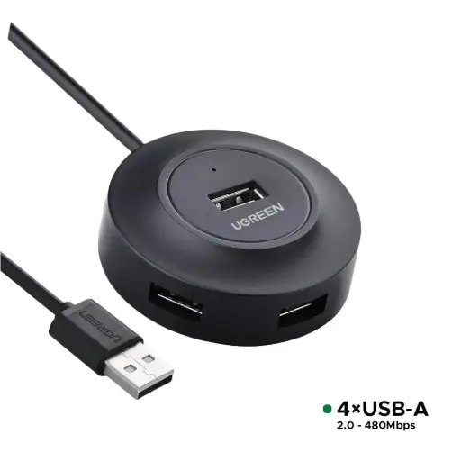 [CR106 | 20277] UGREEN CR106 20277 -  4 Port USB to USB 2.0 1 Meter HUB 
